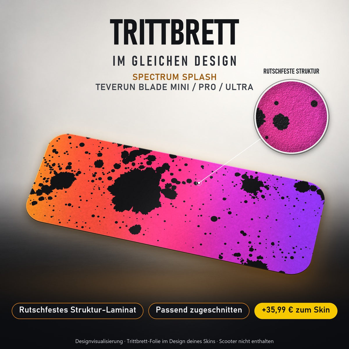 Trittbrett im gleichen Design – SPECTRUM SPLASH