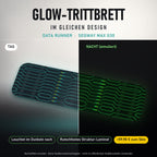 Glow-Trittbrett – DATA RUNNER, Tag/Nacht