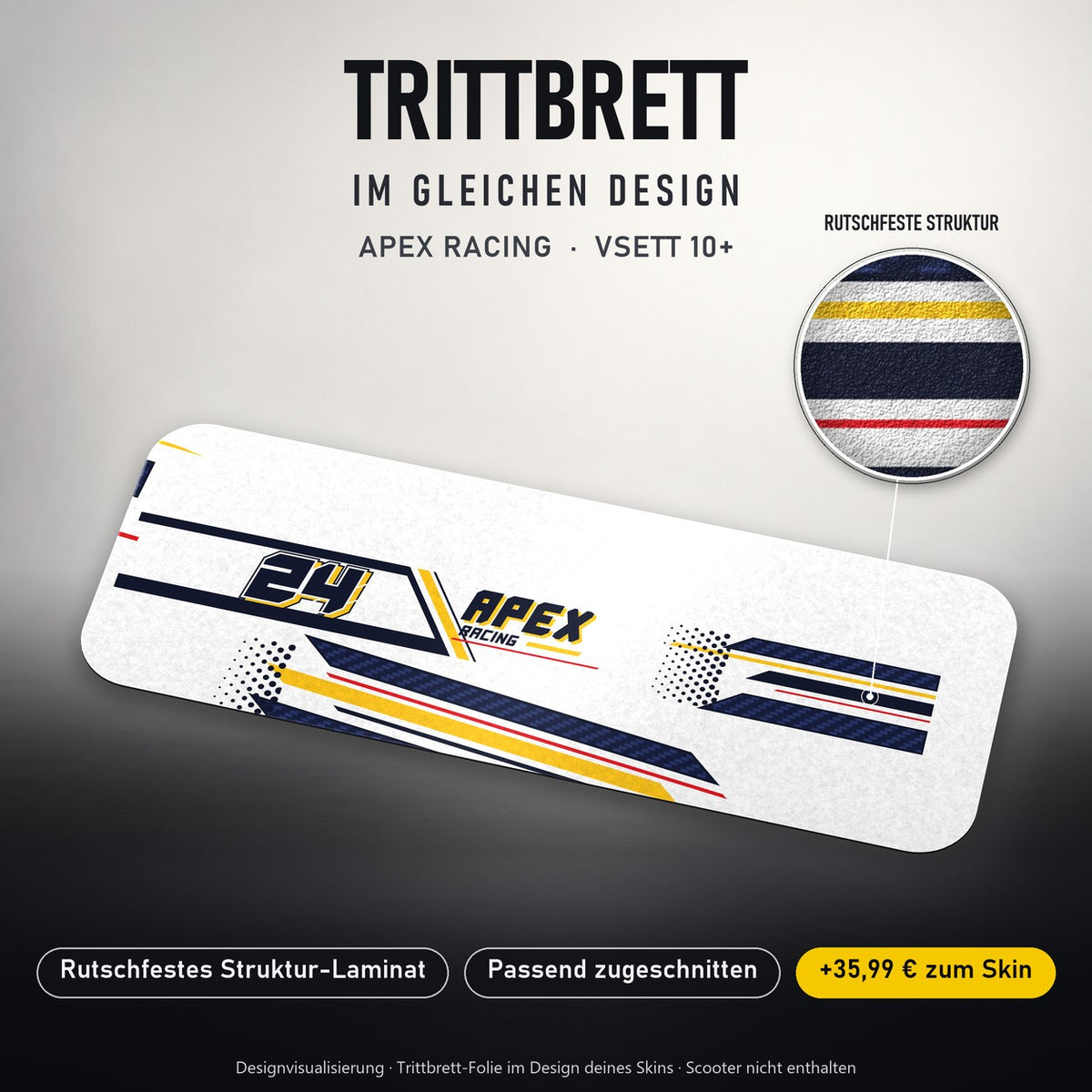 Trittbrett im gleichen Design – APEX RACING