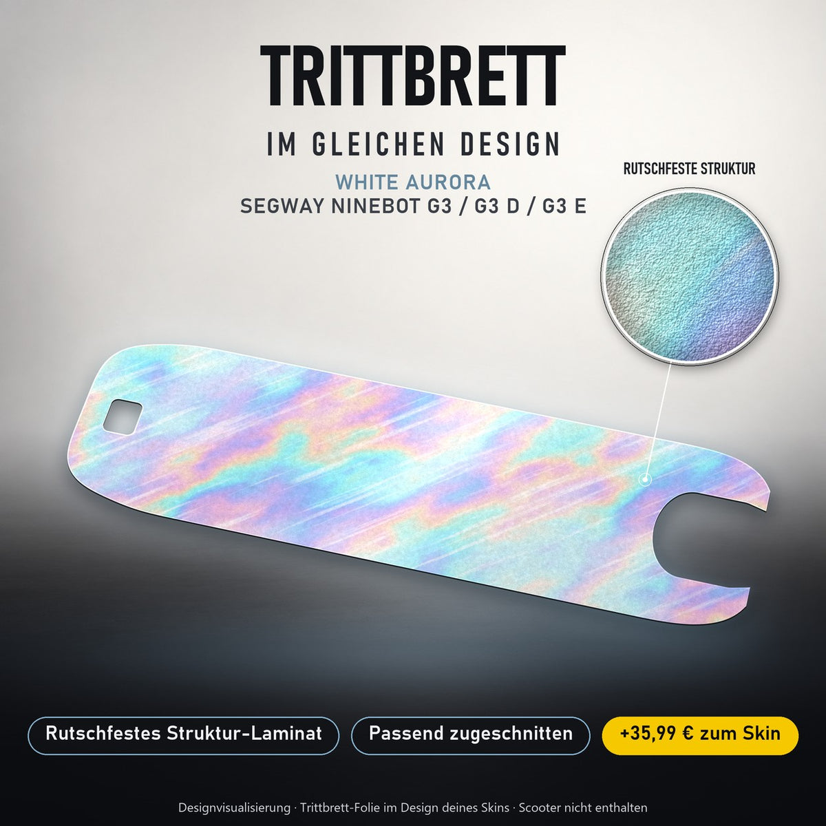 Trittbrett im gleichen Design – WHITE AURORA