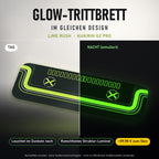 Glow-Trittbrett – LIME RUSH, Tag/Nacht