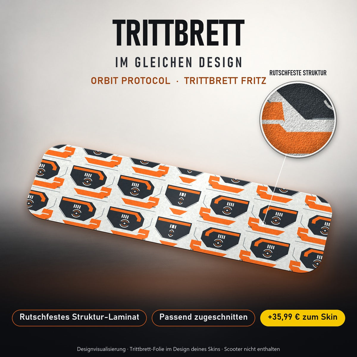 Trittbrett im gleichen Design – ORBIT PROTOCOL