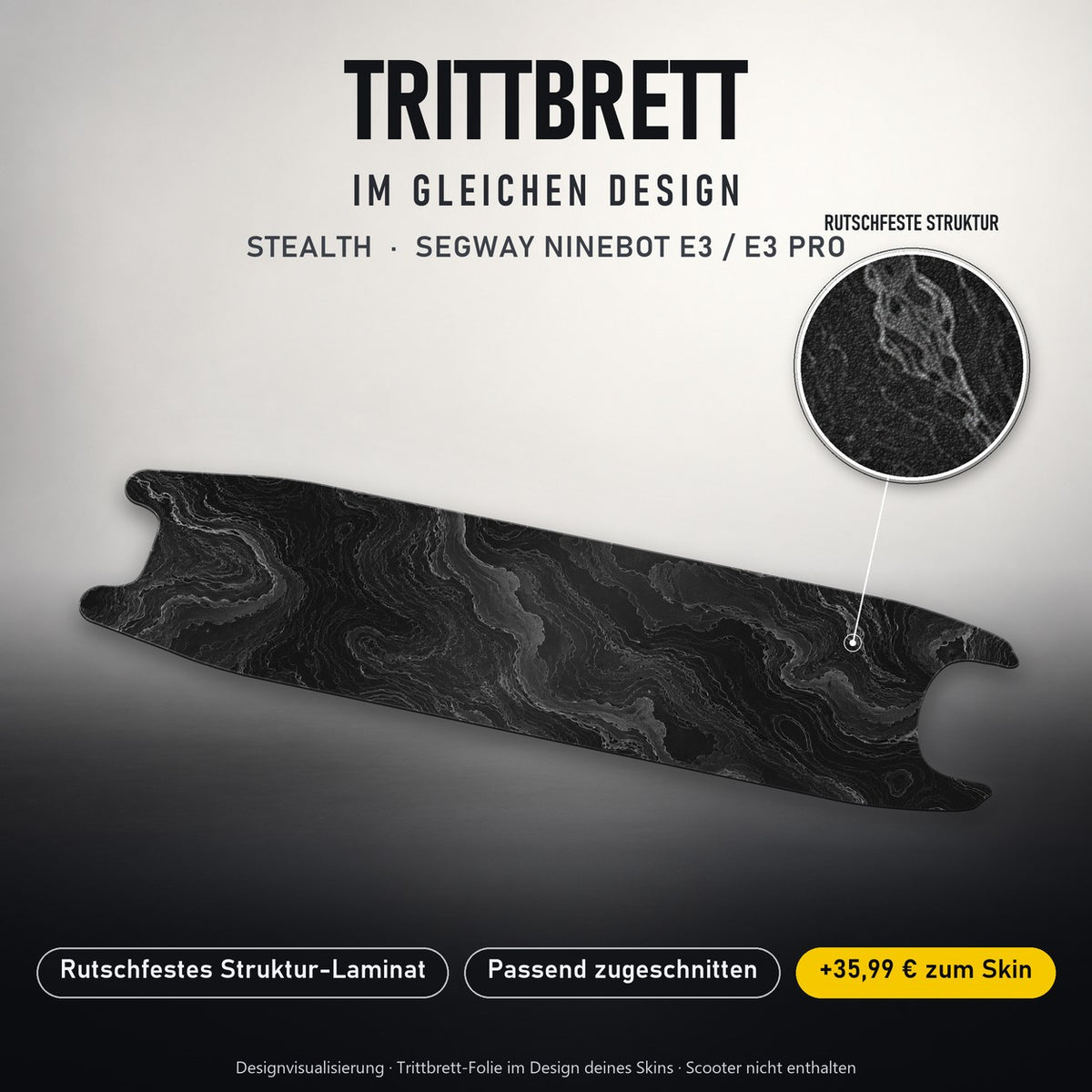 Trittbrett im gleichen Design – STEALTH