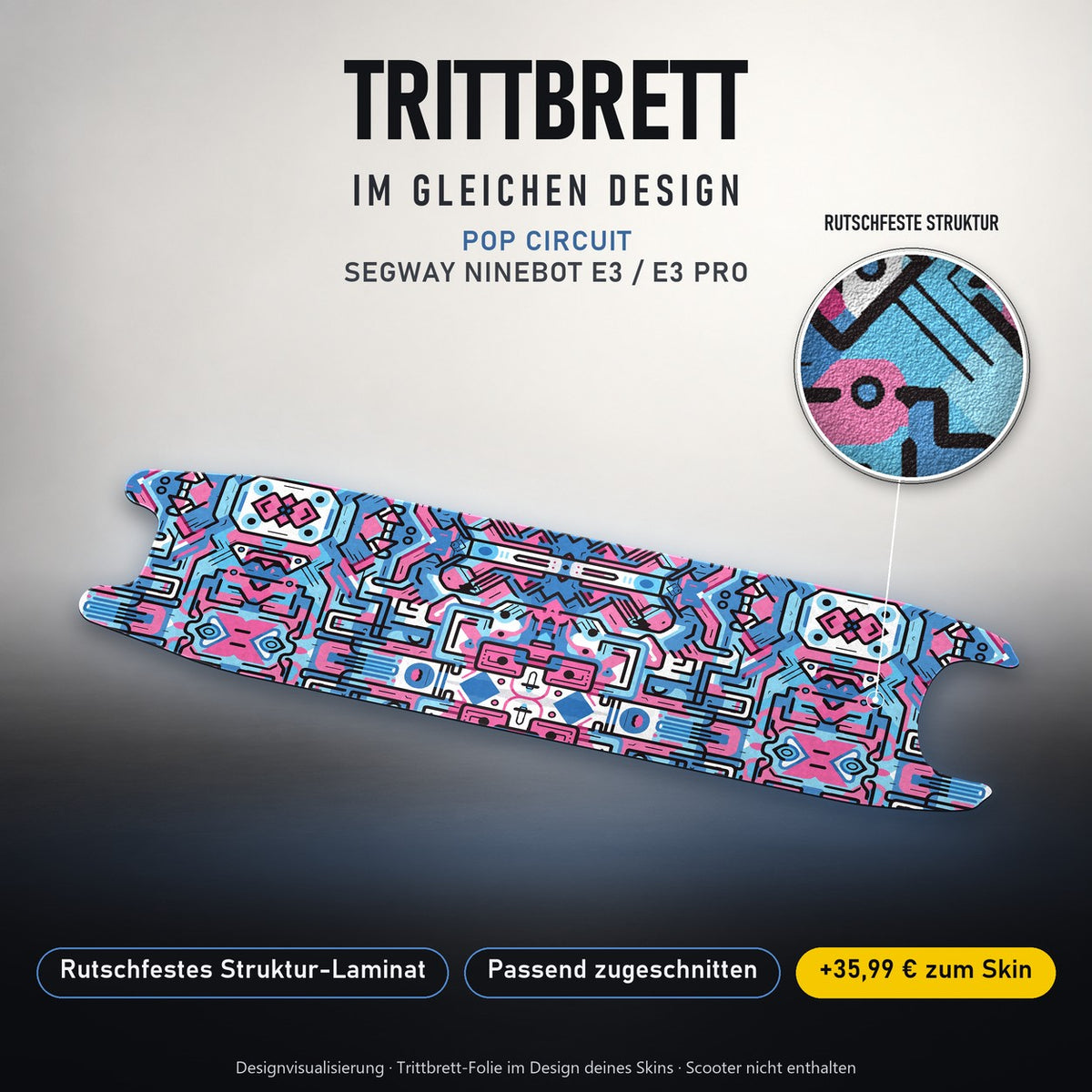 Trittbrett im gleichen Design – POP CIRCUIT