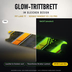 Glow-Trittbrett – PIT LANE 77, Tag/Nacht