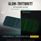 Glow-Trittbrett – DATA RUNNER, Tag/Nacht