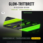 Glow-Trittbrett – VIPER LINE, Tag/Nacht