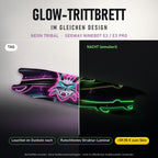 Glow-Trittbrett – NEON TRIBAL, Tag/Nacht