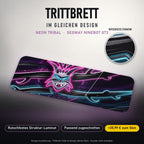 Trittbrett im gleichen Design – NEON TRIBAL