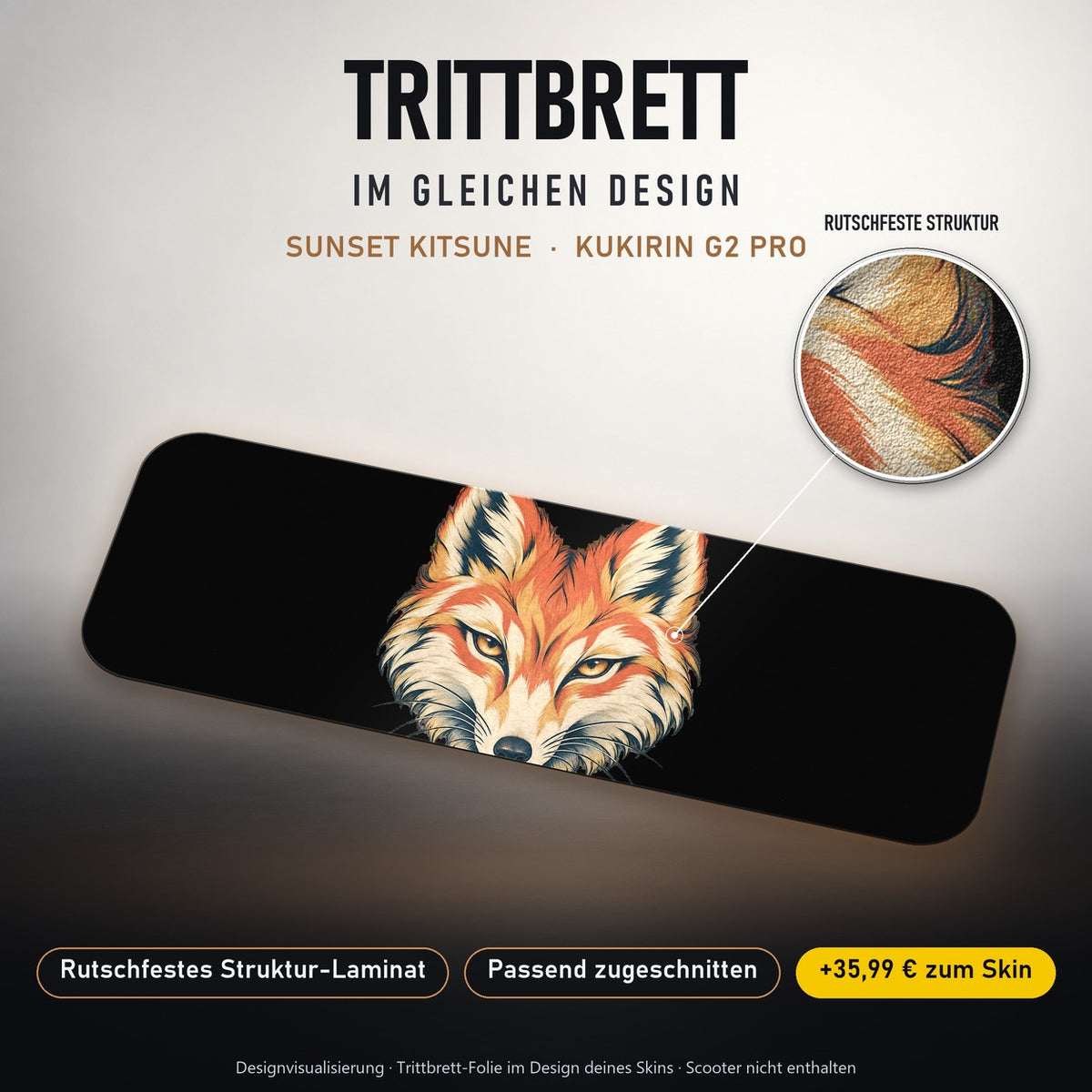 Trittbrett im gleichen Design – SUNSET KITSUNE