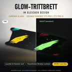 Glow-Trittbrett – CHROMA SLASH, Tag/Nacht