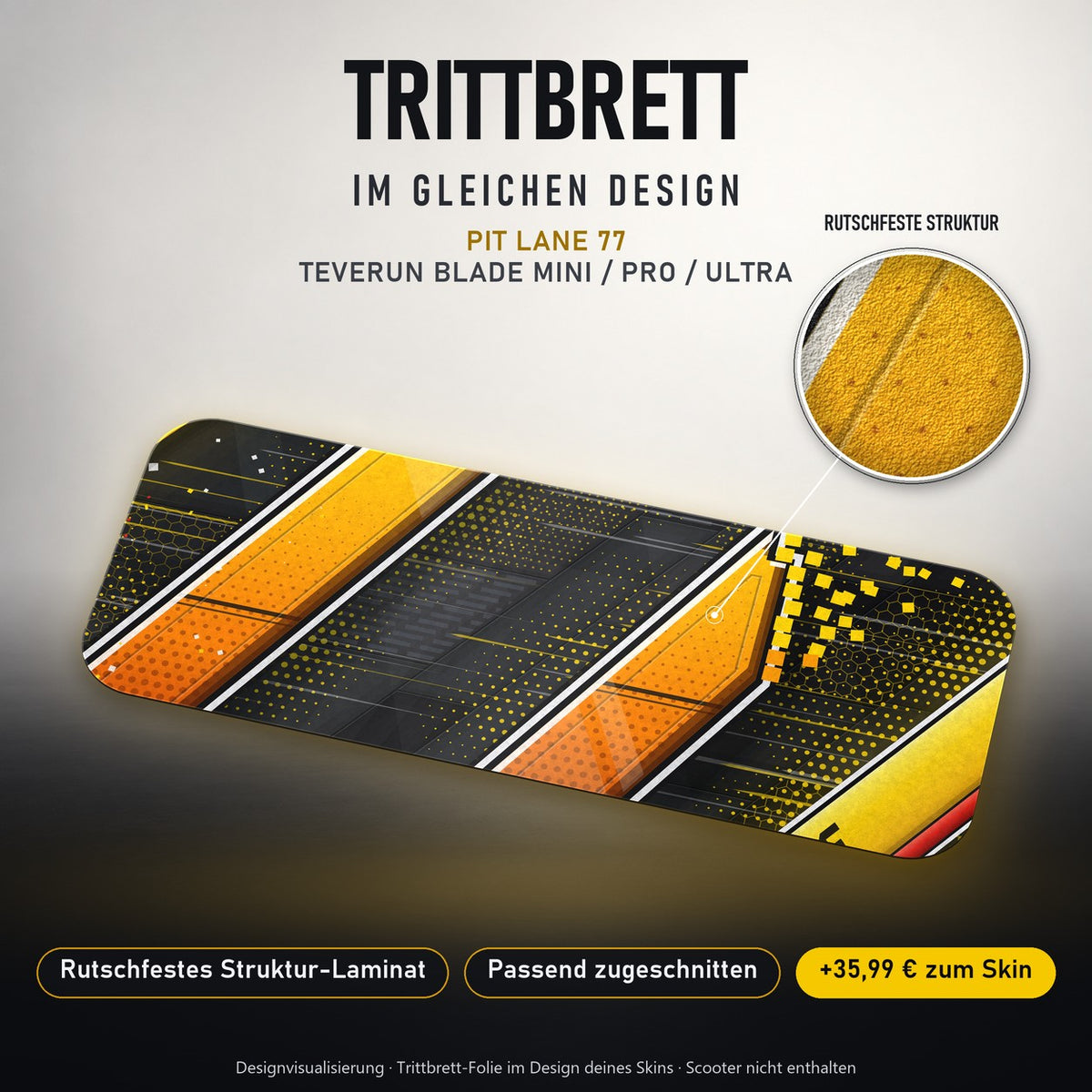 Trittbrett im gleichen Design – PIT LANE 77