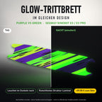 Glow-Trittbrett – PURPLE VS GREEN, Tag/Nacht