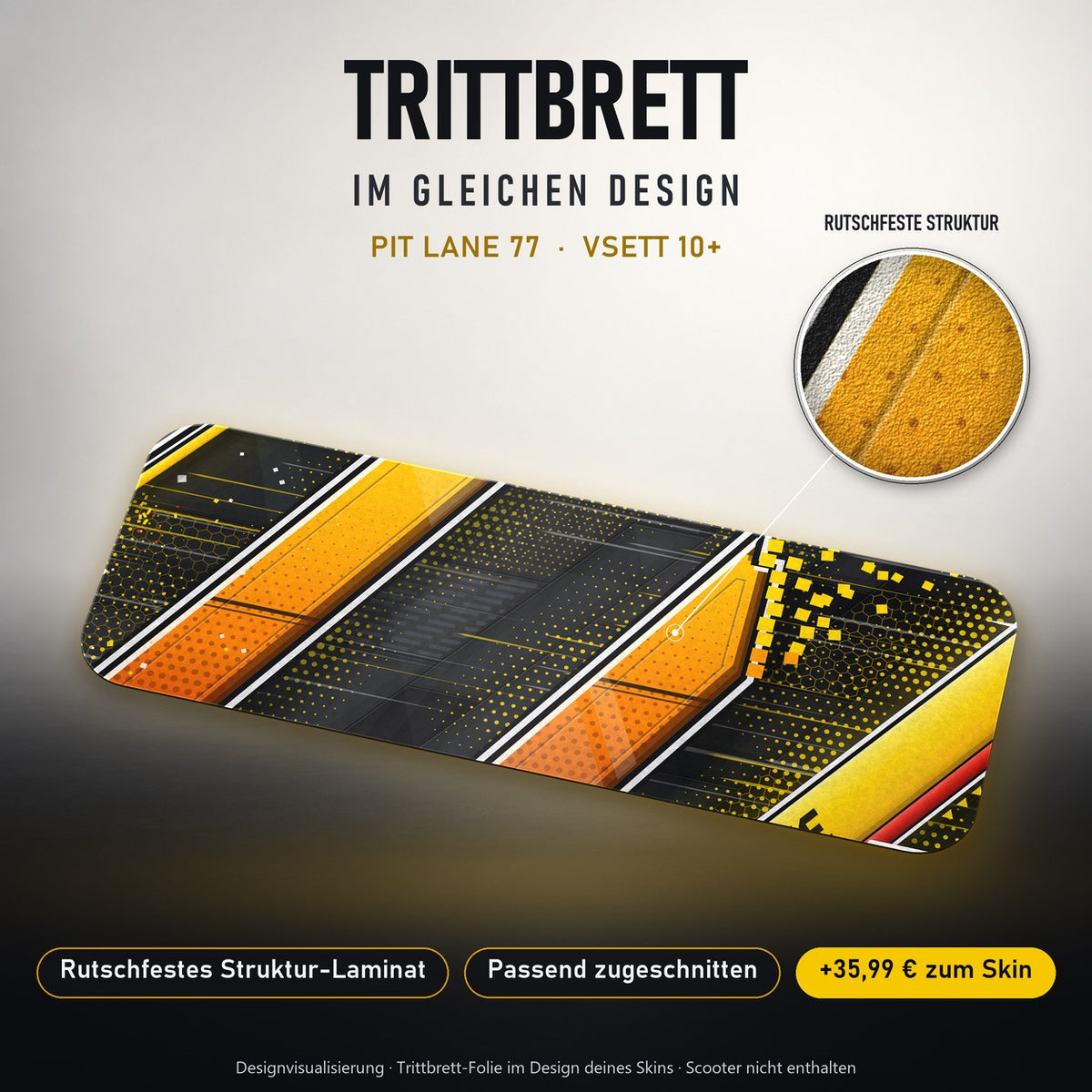 Trittbrett im gleichen Design – PIT LANE 77