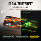 Glow-Trittbrett – HELLFIRE, Tag/Nacht