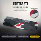 Trittbrett im gleichen Design – URBAN RED CAMO