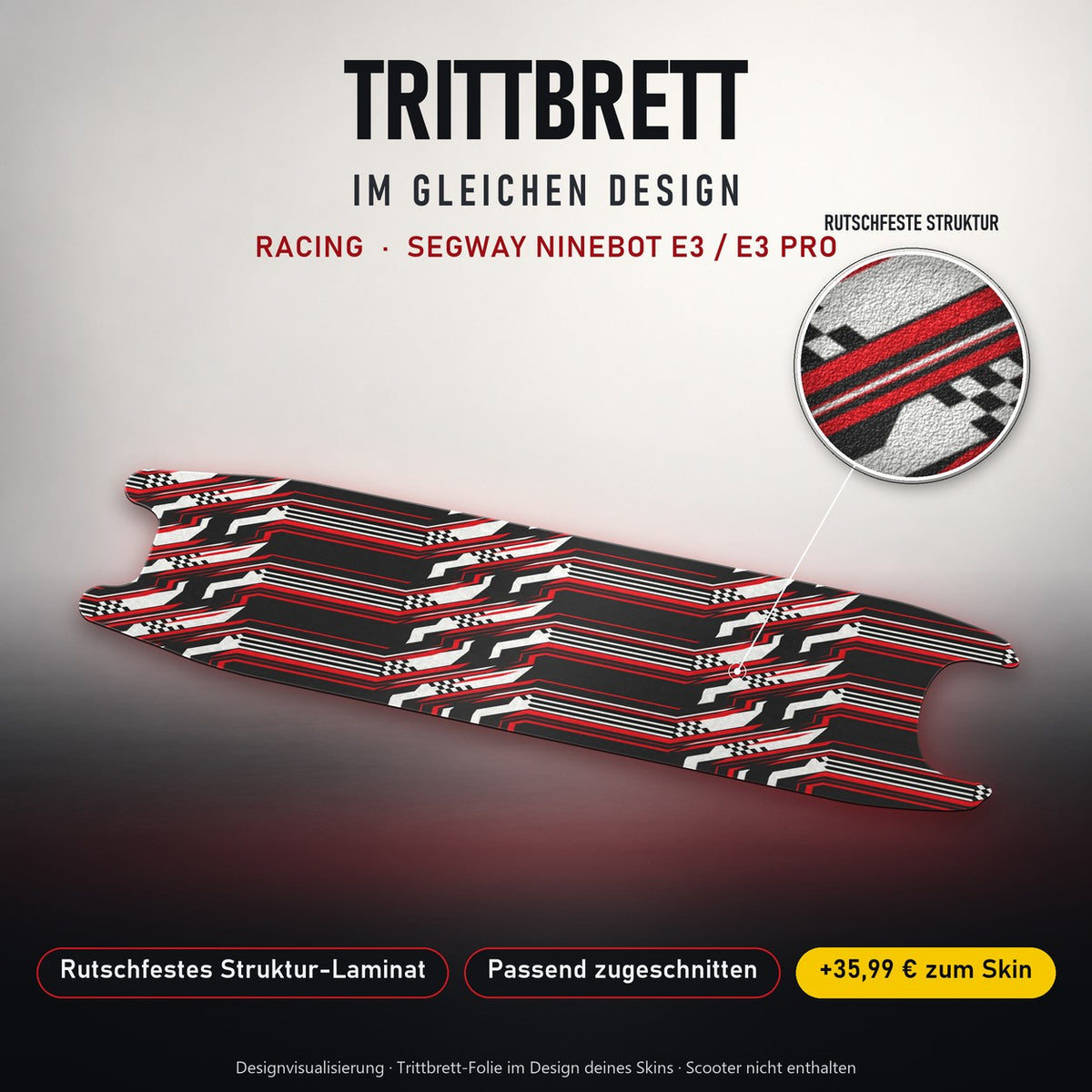 Trittbrett im gleichen Design – RACING