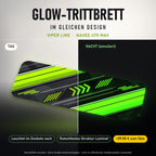 Glow-Trittbrett – VIPER LINE, Tag/Nacht