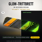 Glow-Trittbrett – PIT LANE 77, Tag/Nacht