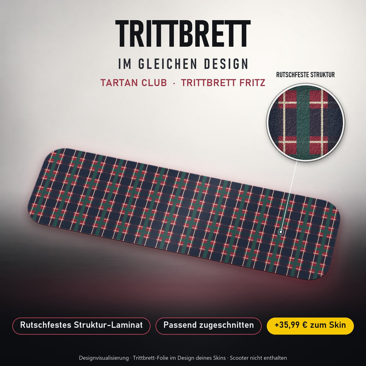 Trittbrett im gleichen Design – TARTAN CLUB
