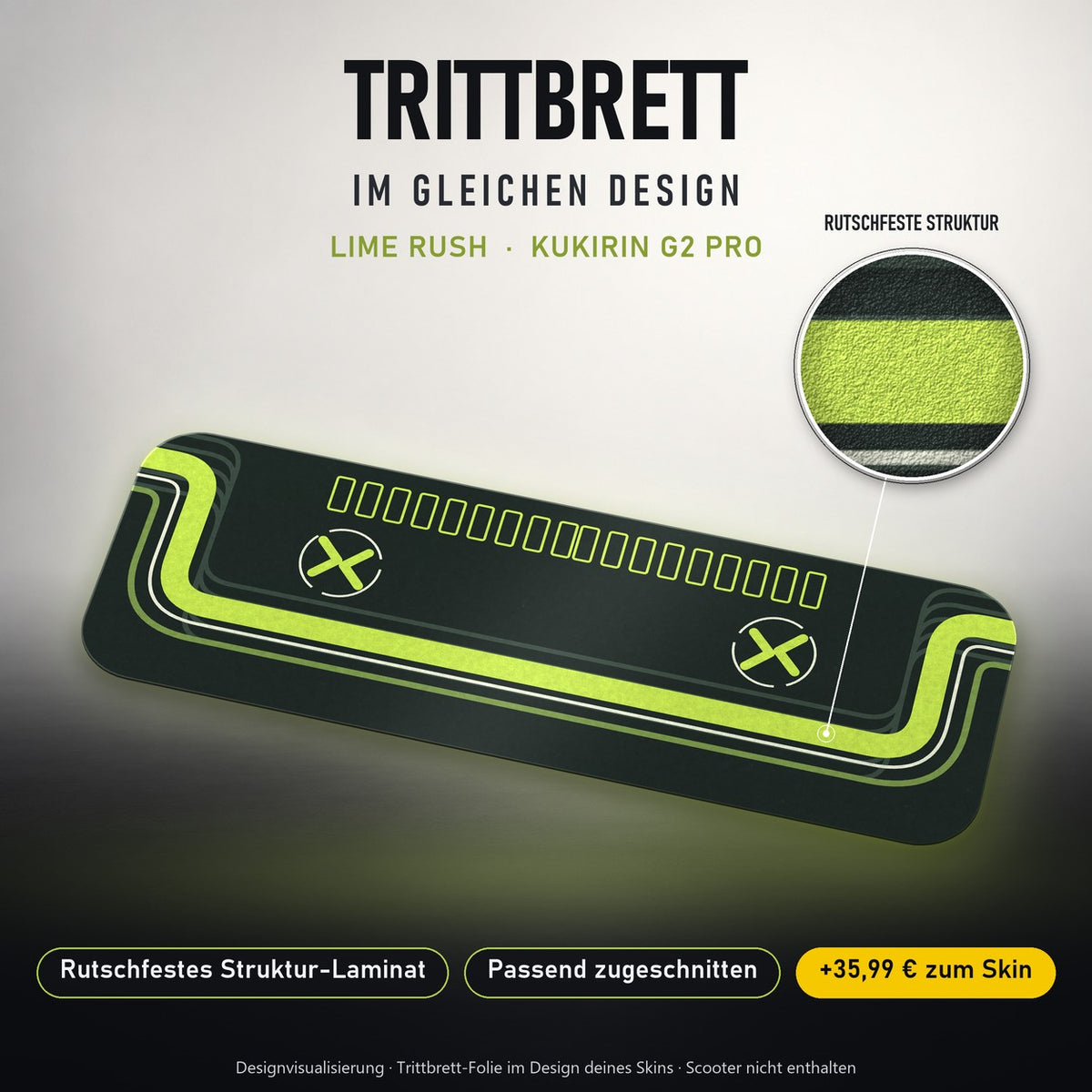 Trittbrett im gleichen Design – LIME RUSH