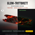 Glow-Trittbrett – FIRESTORM, Tag/Nacht