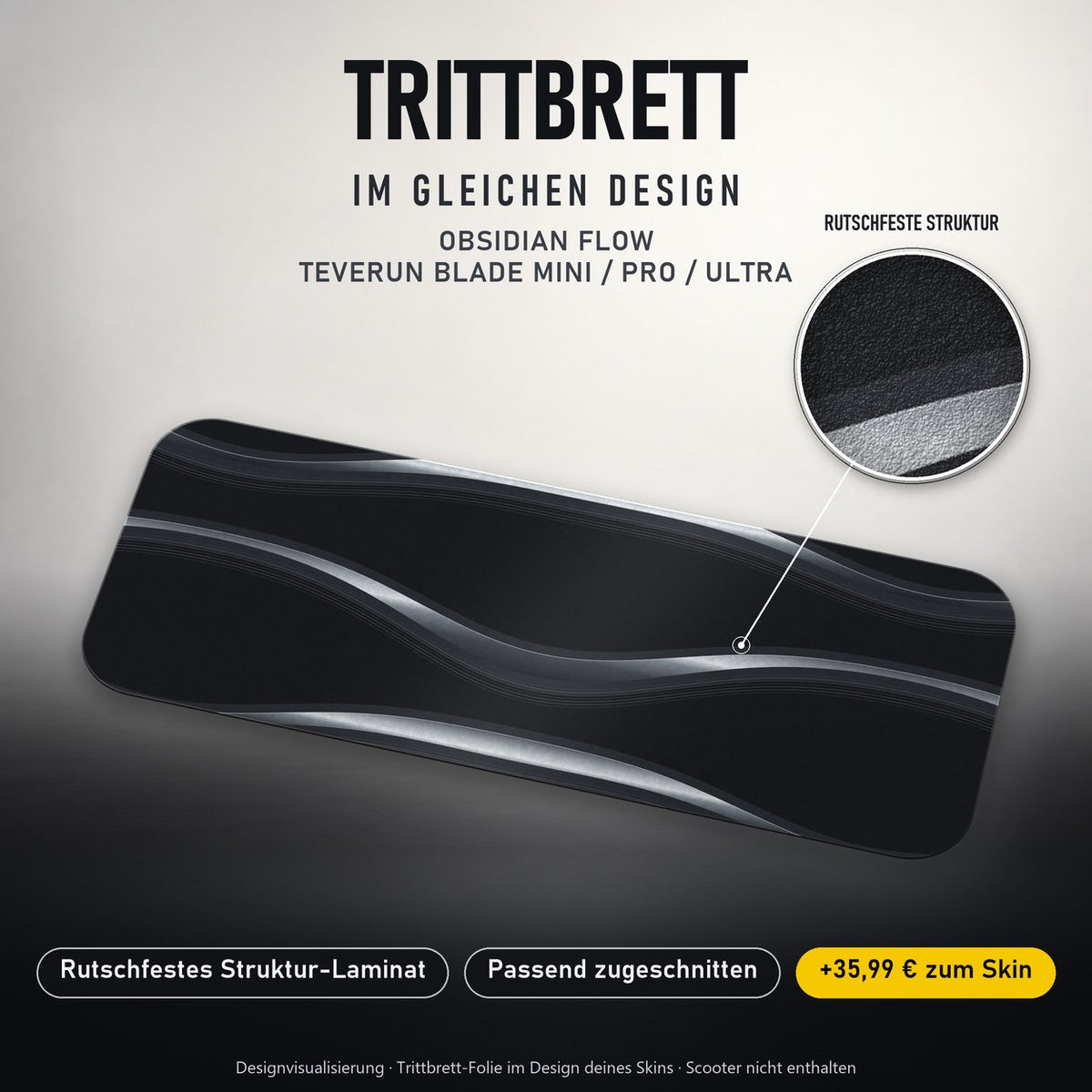 Trittbrett im gleichen Design – OBSIDIAN FLOW
