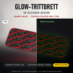 Glow-Trittbrett – SHARK SQUAD, Tag/Nacht
