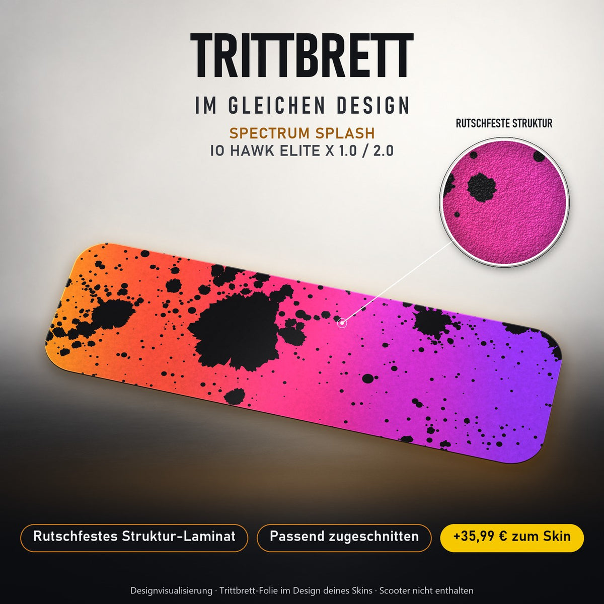 Trittbrett im gleichen Design – SPECTRUM SPLASH