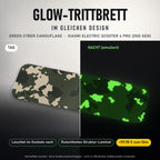 Glow-Trittbrett – GREEN CYBER CAMOUFLAGE, Tag/Nacht