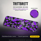 Trittbrett im gleichen Design – PURPLE CYBER CAMOUFLAGE