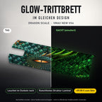 Glow-Trittbrett – DRAGON SCALE, Tag/Nacht