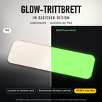 Glow-Trittbrett – CHECKMATE, Tag/Nacht
