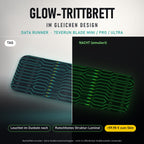 Glow-Trittbrett – DATA RUNNER, Tag/Nacht