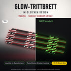 Glow-Trittbrett – RACING, Tag/Nacht