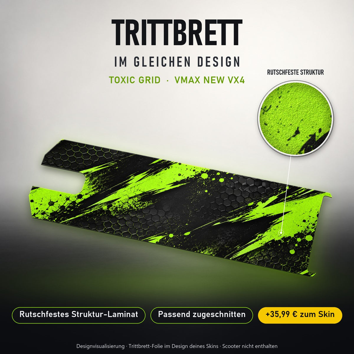 Trittbrett im gleichen Design – TOXIC GRID