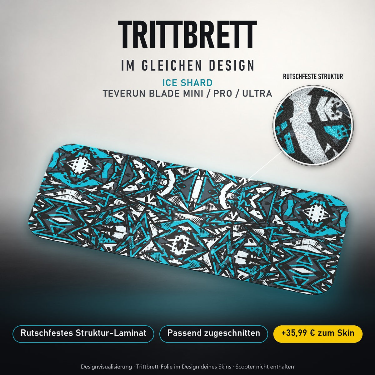 Trittbrett im gleichen Design – ICE SHARD