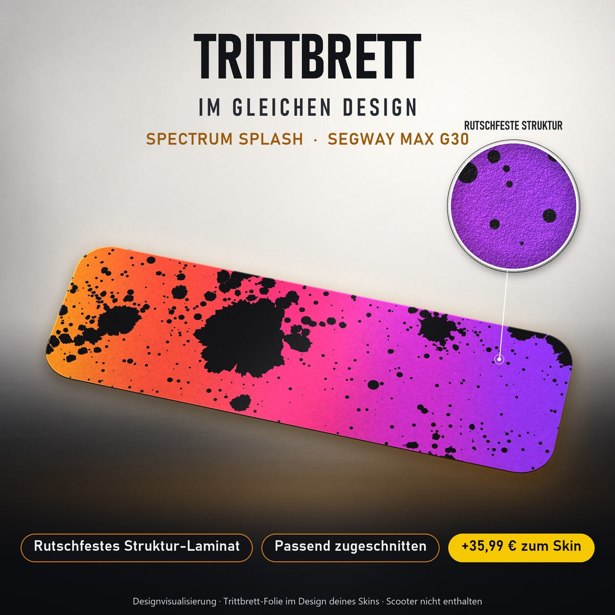 Trittbrett im gleichen Design – SPECTRUM SPLASH