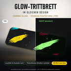 Glow-Trittbrett – CHROMA SLASH, Tag/Nacht