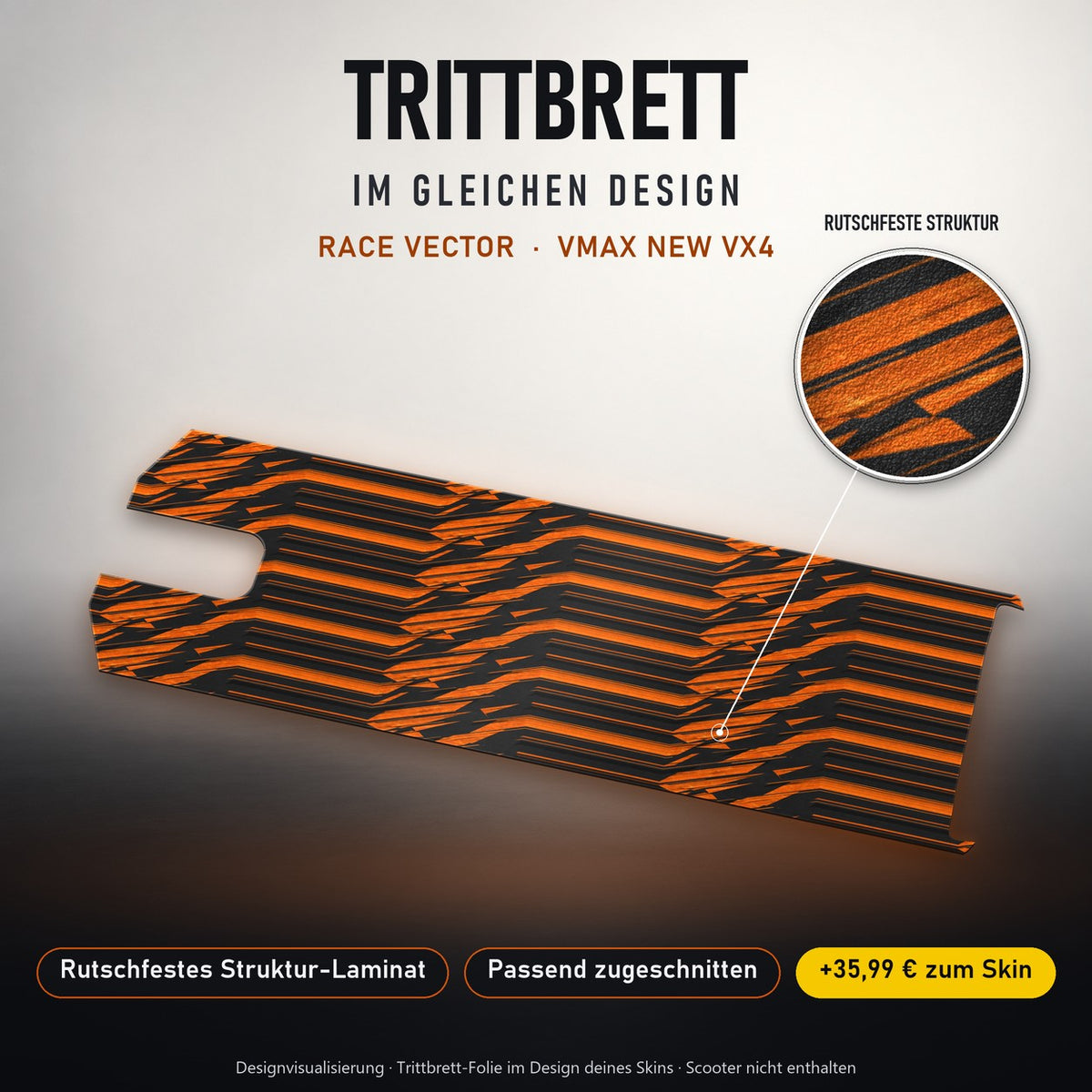 Trittbrett im gleichen Design – RACE VECTOR
