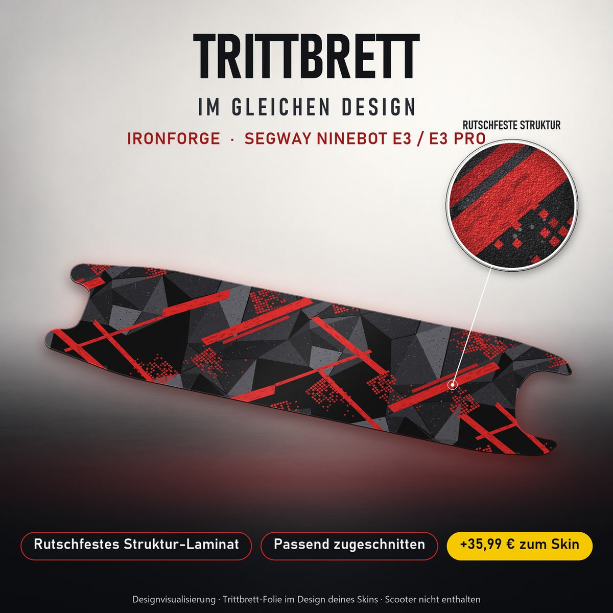 Trittbrett im gleichen Design – IRONFORGE