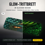 Glow-Trittbrett – DRAGON SCALE, Tag/Nacht