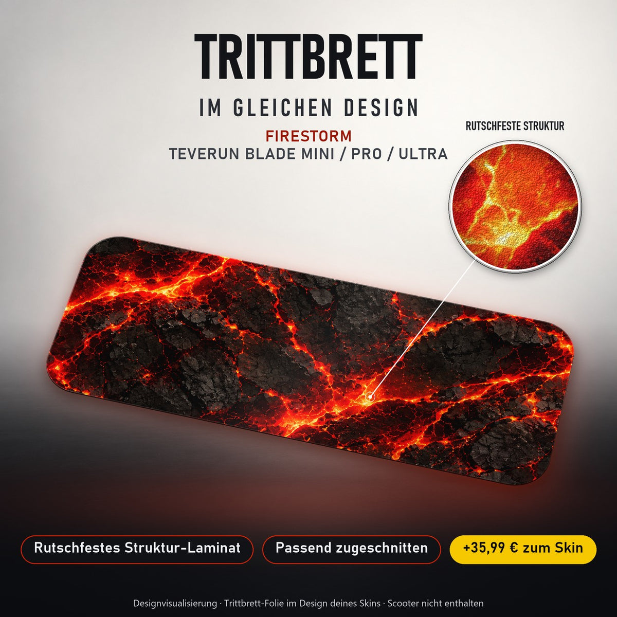 Trittbrett im gleichen Design – FIRESTORM