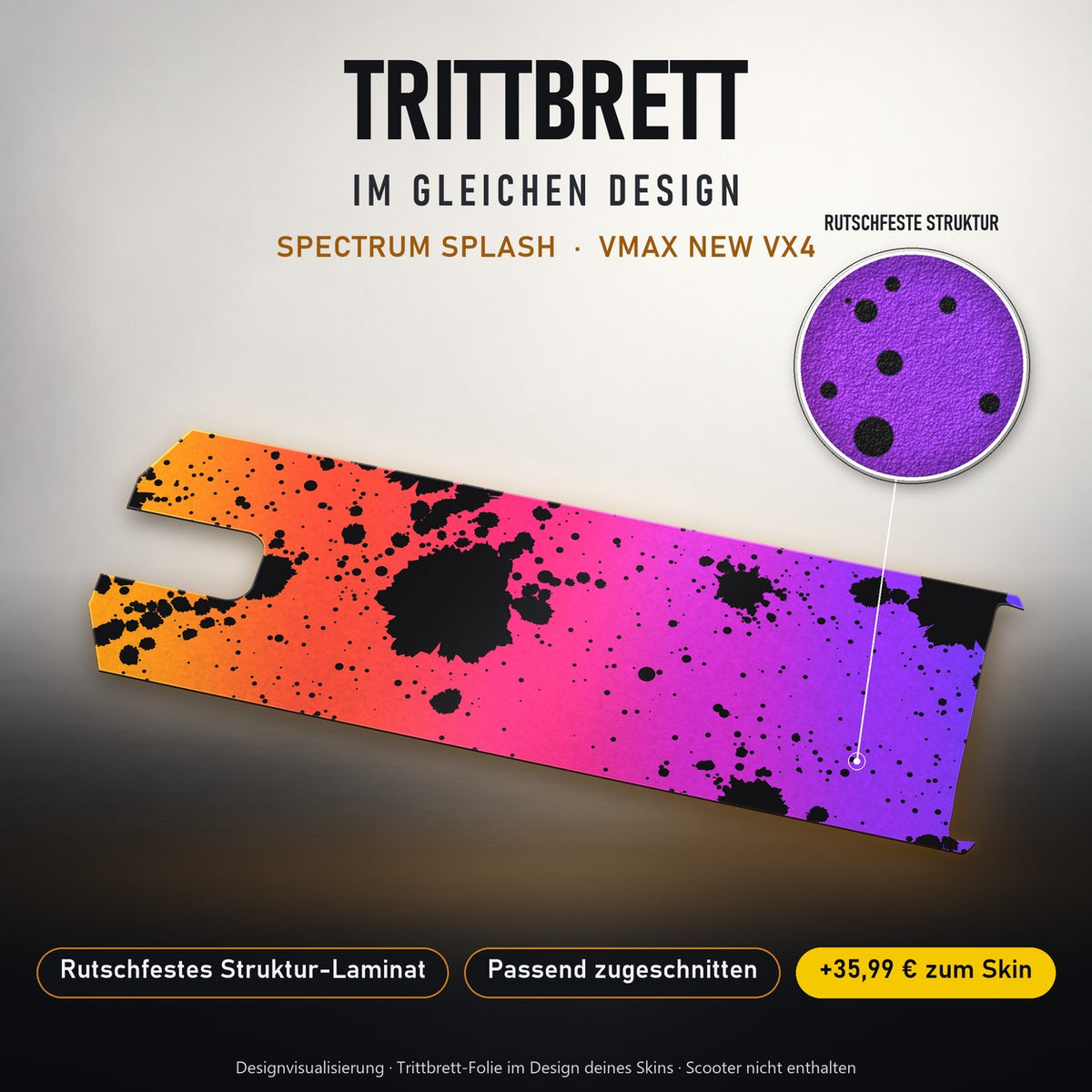 Trittbrett im gleichen Design – SPECTRUM SPLASH