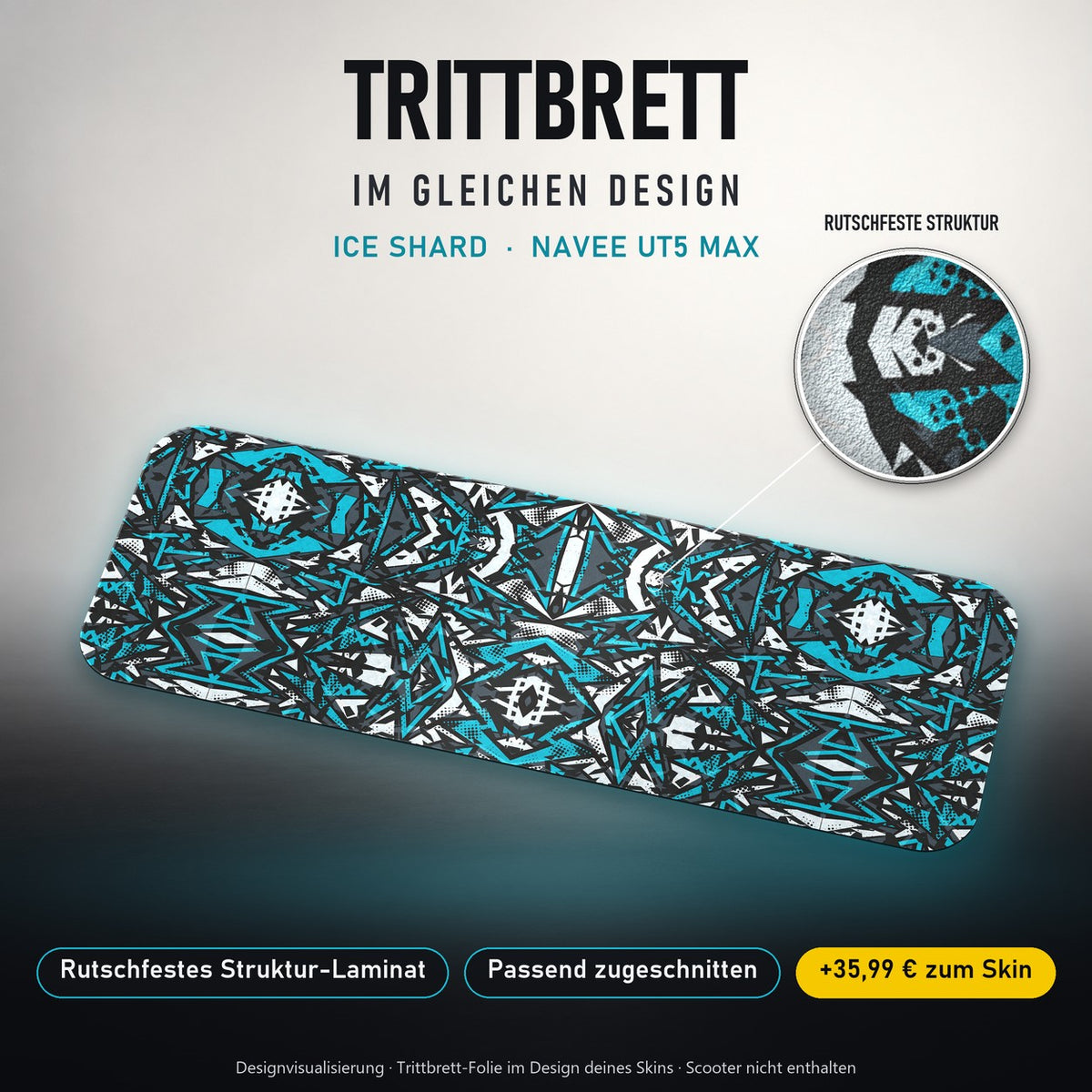 Trittbrett im gleichen Design – ICE SHARD