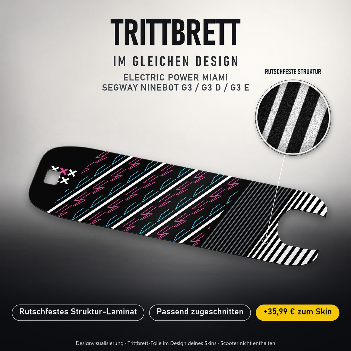 Trittbrett im gleichen Design – ELECTRIC POWER MIAMI
