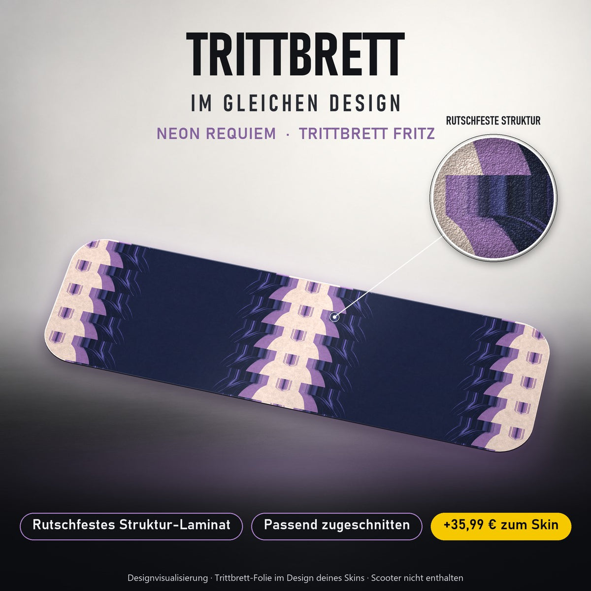 Trittbrett im gleichen Design – NEON REQUIEM