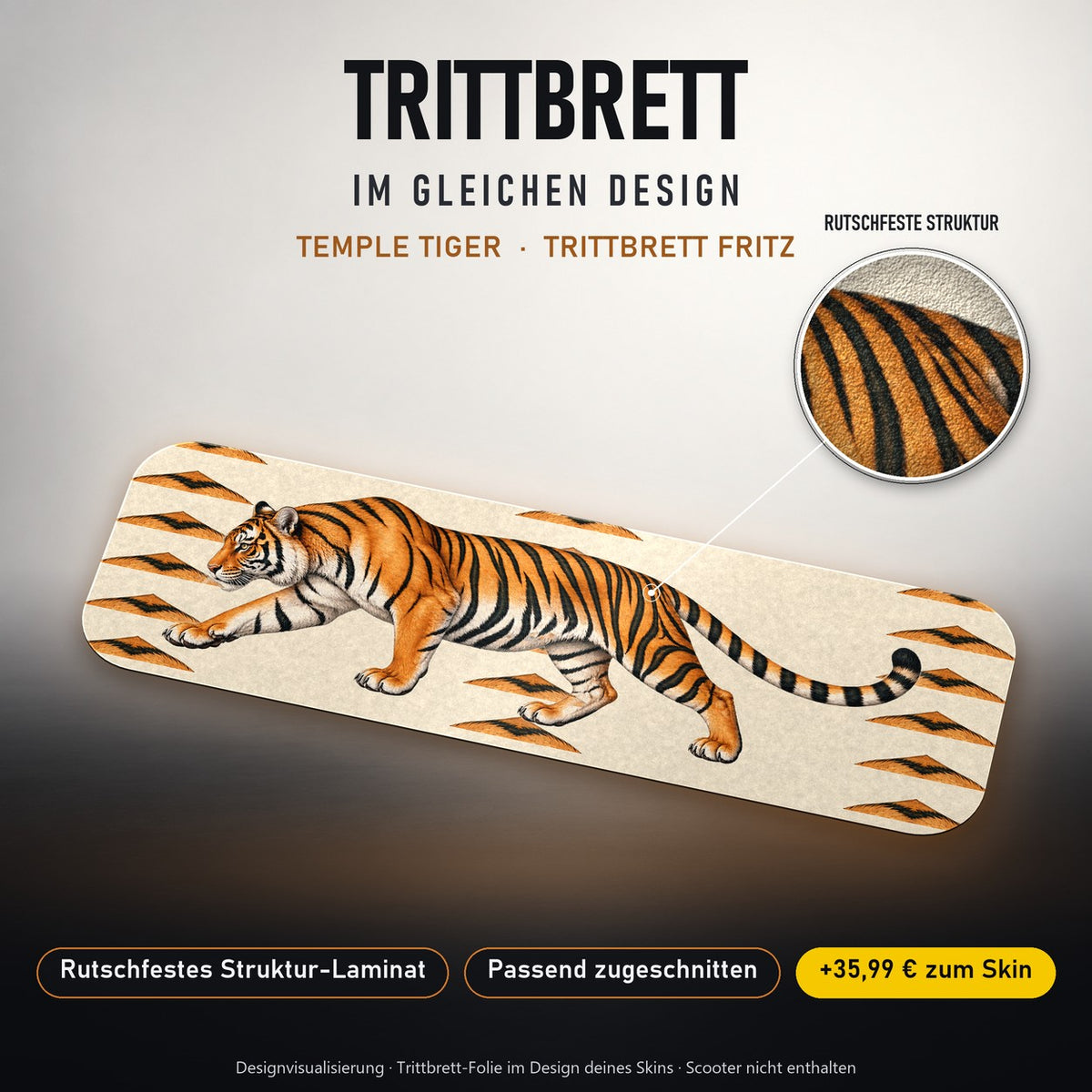 Trittbrett im gleichen Design – TEMPLE TIGER