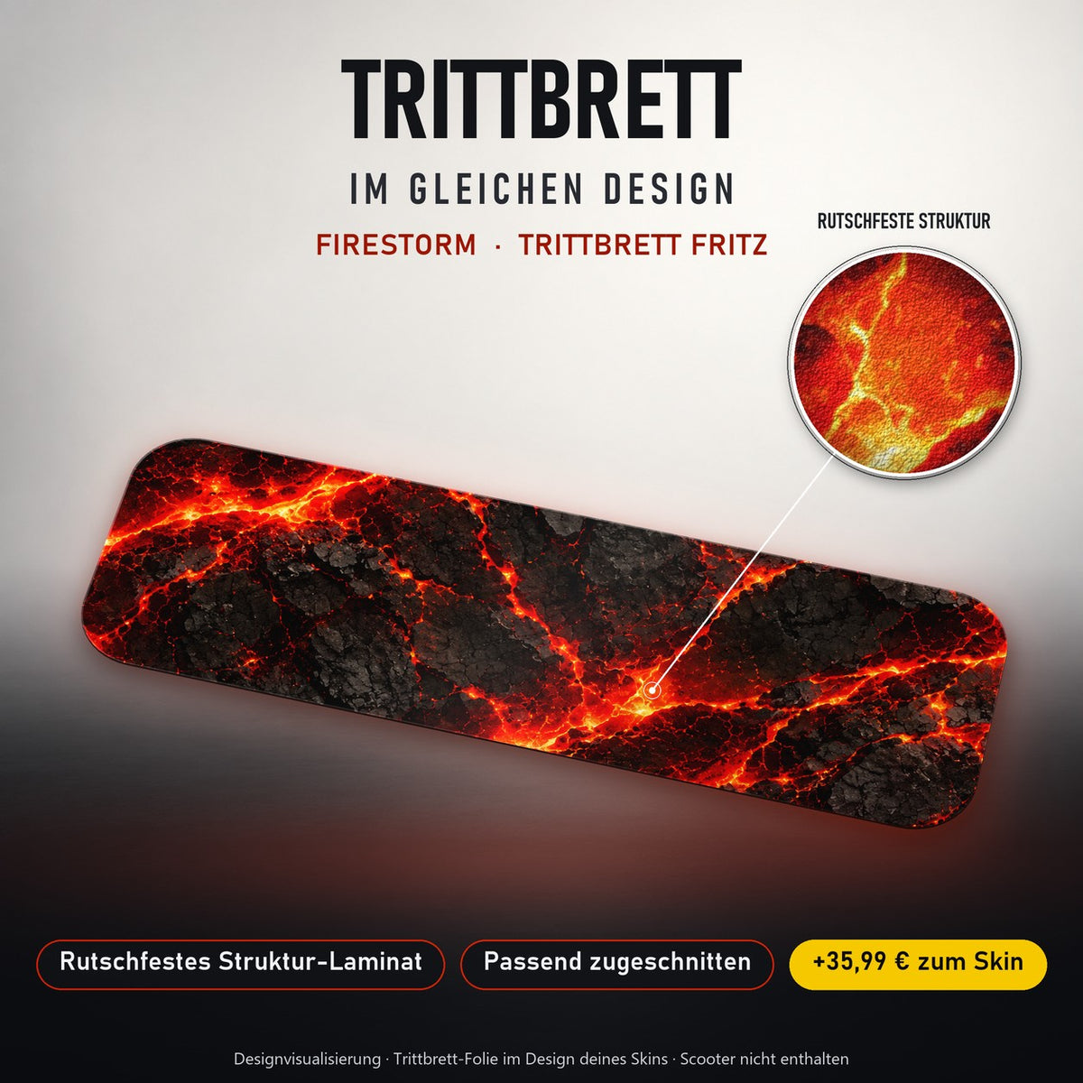 Trittbrett im gleichen Design – FIRESTORM