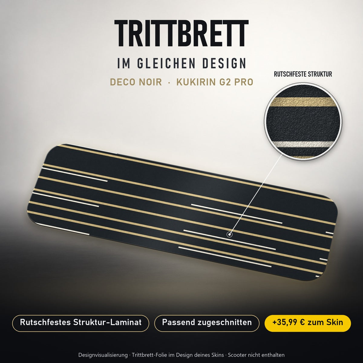 Trittbrett im gleichen Design – DECO NOIR